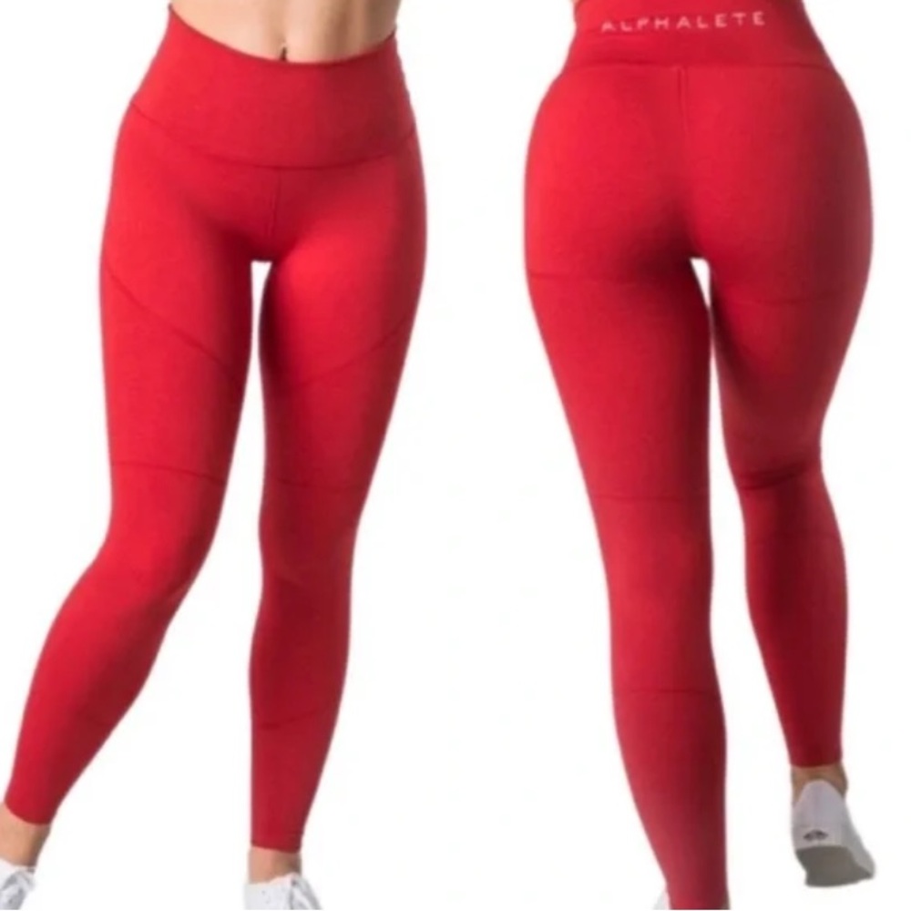 Coral Revival r6 Alphalete Leggings